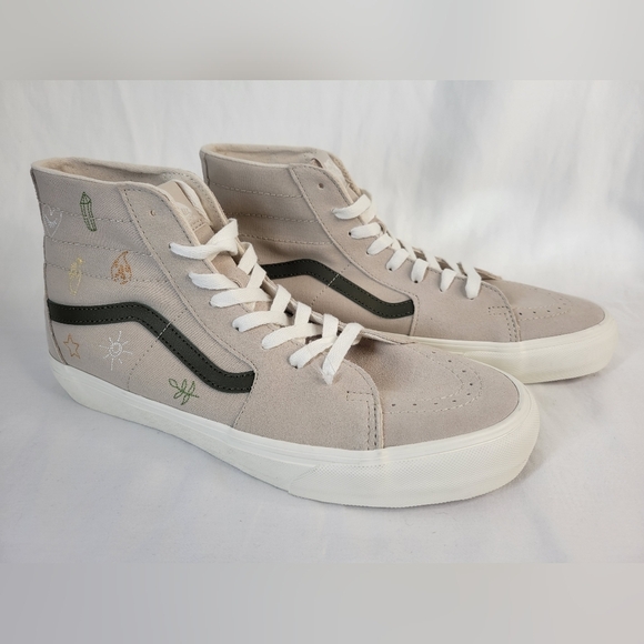 NWOB Vans trainers SK8-Hi Tapered VR3 Beige 11.5 - Picture 4 of 13